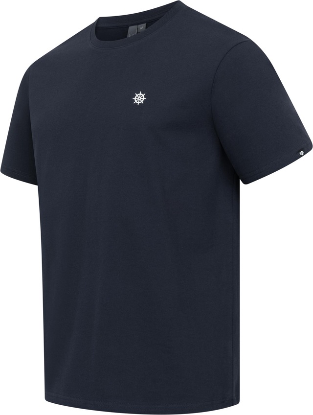 Ragwear T-Shirt »Samms H Gots YOUMODO« Kurzärmliges Shirt mit Kapitän-Stickerei