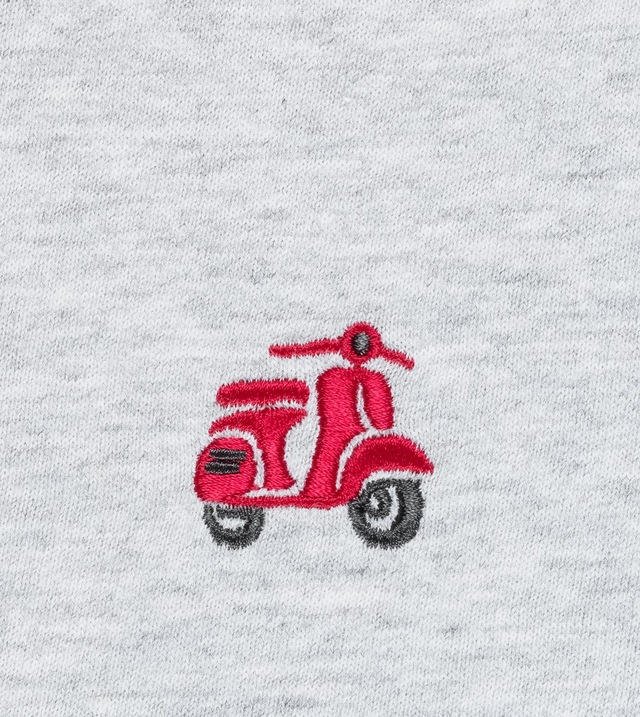 Ragwear T-Shirt »Samms F Gots YOUMODO« Kurzärmliges Shirt mit Retro-Roller-Stickerei