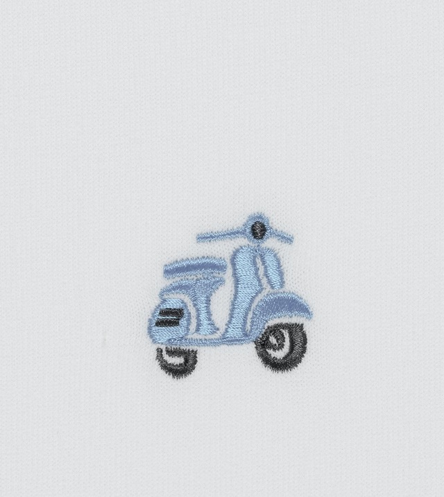 Ragwear T-Shirt »Samms F Gots YOUMODO« Kurzärmliges Shirt mit Retro-Roller-Stickerei