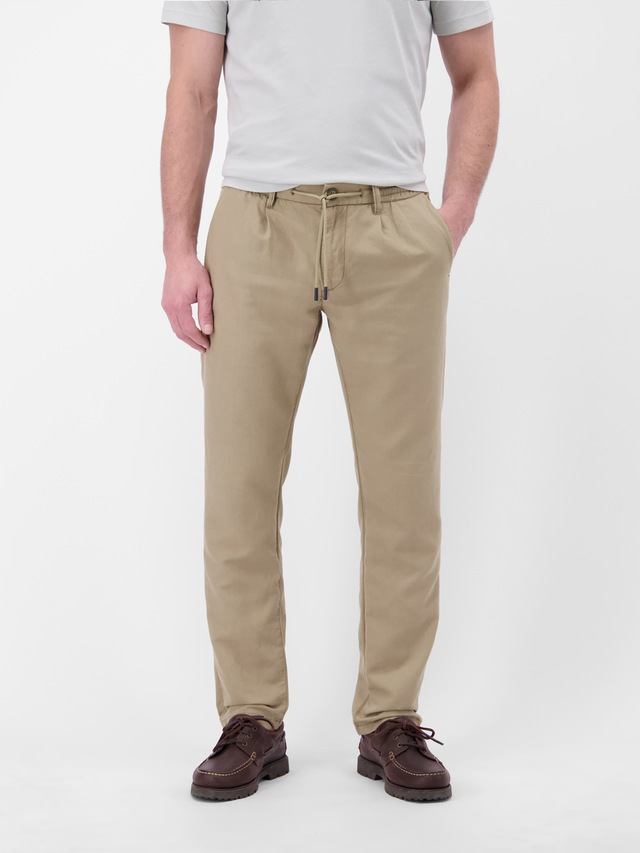 LERROS Chinohose »Leichte Chino mit Gürtelschlaufen, Baumwollmix«