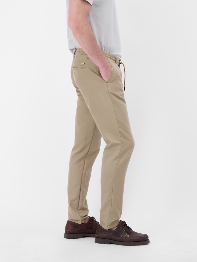 LERROS Chinohose »Leichte Chino mit Gürtelschlaufen, Baumwollmix«