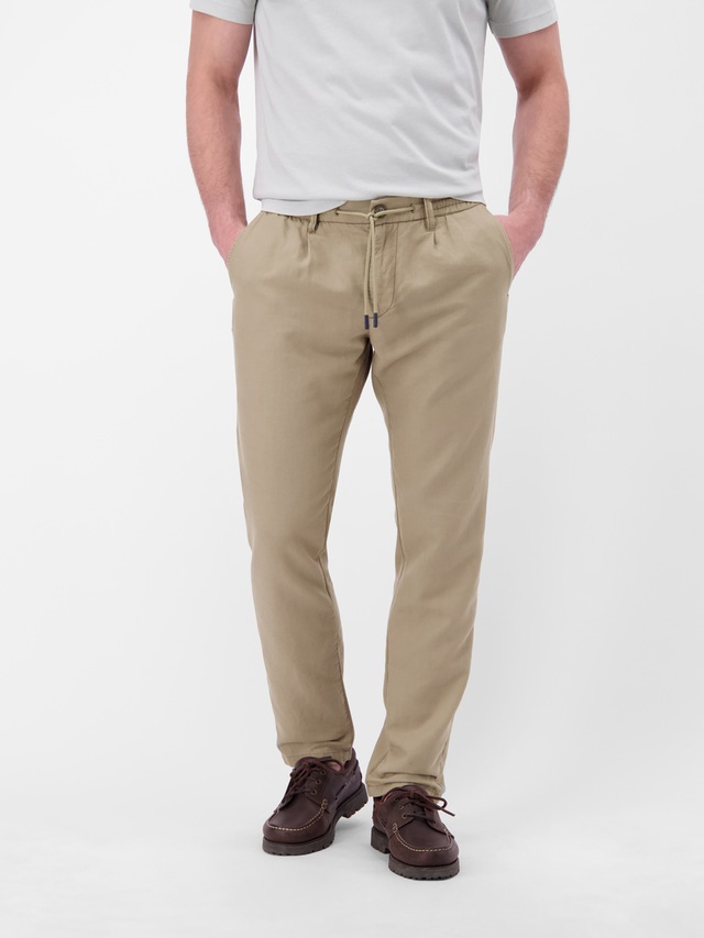 LERROS Chinohose »Leichte Chino mit Gürtelschlaufen, Baumwollmix«