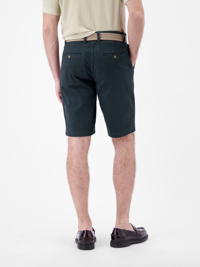 LERROS Chinoshorts »Bequeme Chino-Bermuda mit Gürtel und Minimalprint« Leichte Sommershorts aus 98% Baumwolle und 2% Elasthan, mit 4 Taschen