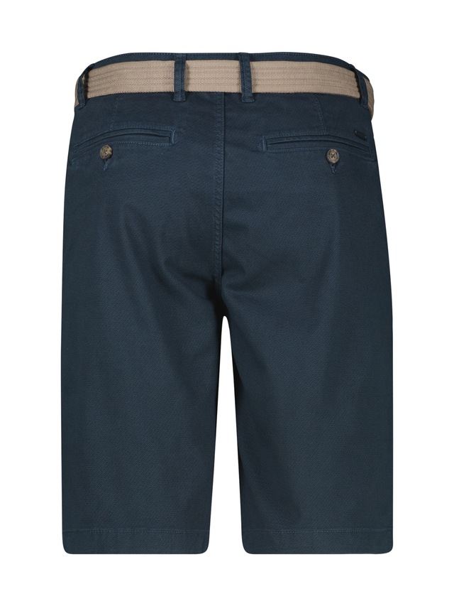 LERROS Chinoshorts »Bequeme Chino-Bermuda mit Gürtel und Minimalprint« Leichte Sommershorts aus 98% Baumwolle und 2% Elasthan, mit 4 Taschen