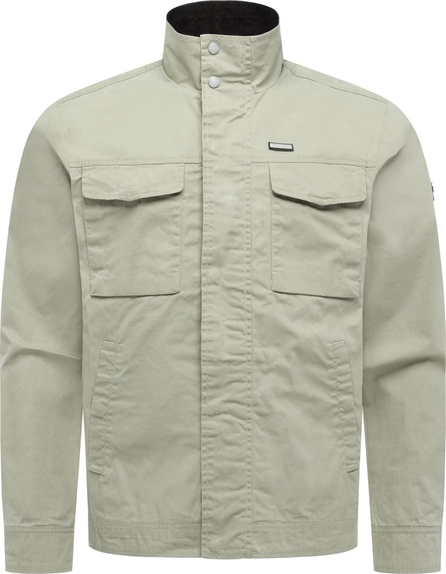 Ragwear Anorak »Murpho Vintage« ohne Kapuze Geradlinige Übergangsjacke mit Brusttaschen