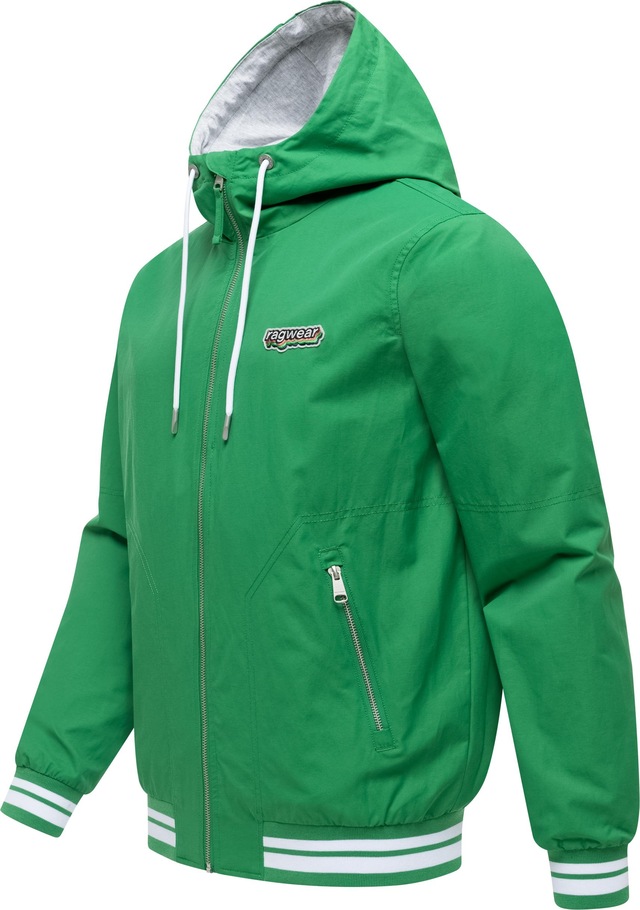 Ragwear Outdoorjacke »Stewan YOUMODO« mit Kapuze leichte Herren Übergangsjacke mitelastischen Bündchen