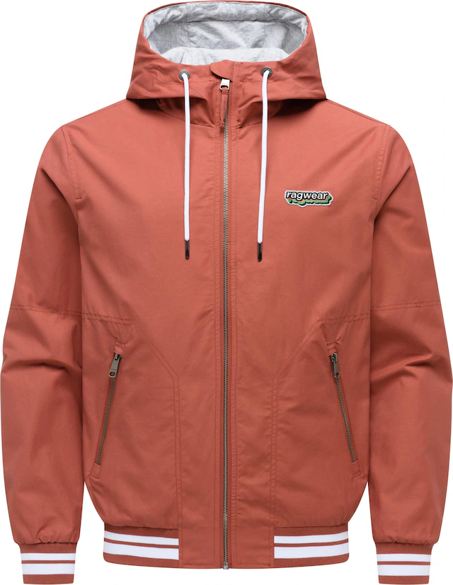 Ragwear Outdoorjacke »Stewan YOUMODO« mit Kapuze leichte Herren Übergangsjacke mitelastischen Bündchen