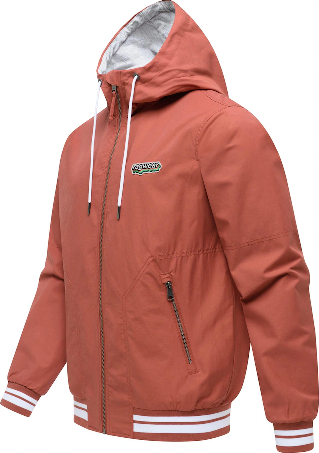 Ragwear Outdoorjacke »Stewan YOUMODO« mit Kapuze leichte Herren Übergangsjacke mitelastischen Bündchen