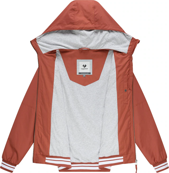 Ragwear Outdoorjacke »Stewan YOUMODO« mit Kapuze leichte Herren Übergangsjacke mitelastischen Bündchen