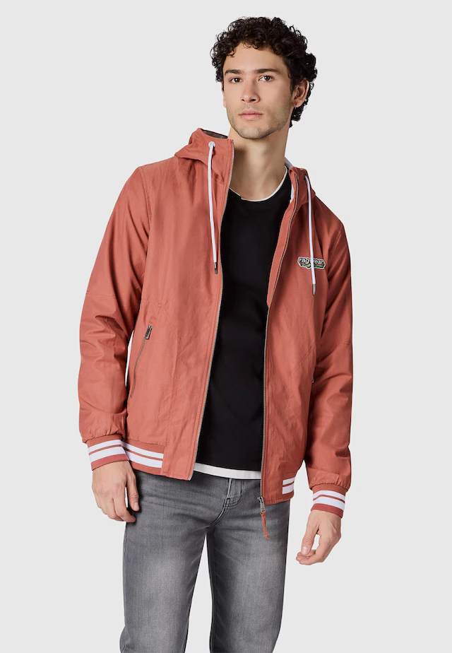 Ragwear Outdoorjacke »Stewan YOUMODO« mit Kapuze leichte Herren Übergangsjacke mitelastischen Bündchen