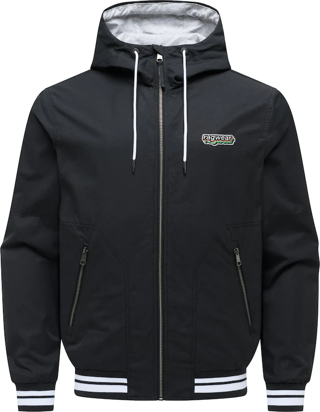 Ragwear Outdoorjacke »Stewan YOUMODO« mit Kapuze leichte Herren Übergangsjacke mitelastischen Bündchen