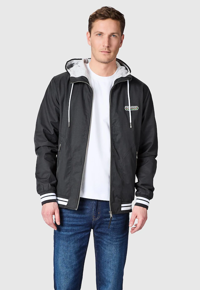 Ragwear Outdoorjacke »Stewan YOUMODO« mit Kapuze leichte Herren Übergangsjacke mitelastischen Bündchen