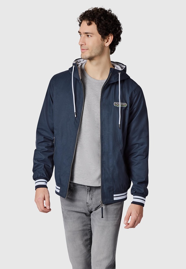 Ragwear Outdoorjacke »Stewan YOUMODO« mit Kapuze leichte Herren Übergangsjacke mitelastischen Bündchen