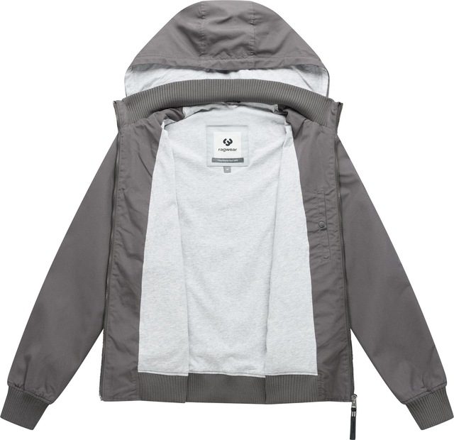 Ragwear Outdoorjacke »Crusien Hood YOUMODO« mit Kapuze Leichte Übergangsjacke mit Kapuze