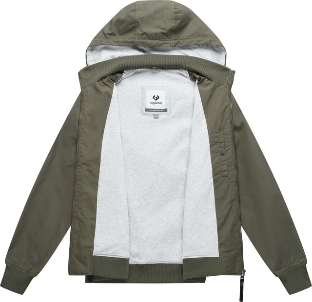 Ragwear Outdoorjacke »Crusien Hood YOUMODO« mit Kapuze Leichte Übergangsjacke mit Kapuze