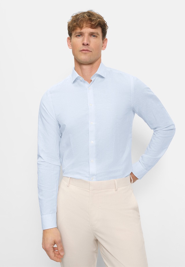 OLYMP Businesshemd »OLYMP Level Five garment washed, Body Fit, Kent«