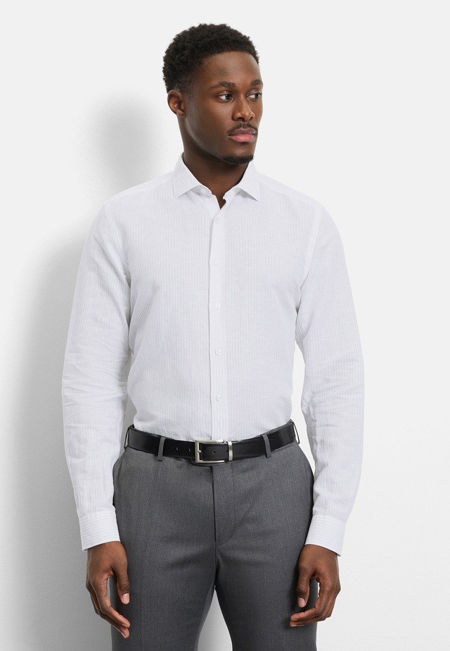 OLYMP Businesshemd »OLYMP Level Five garment washed, Body Fit, Kent«