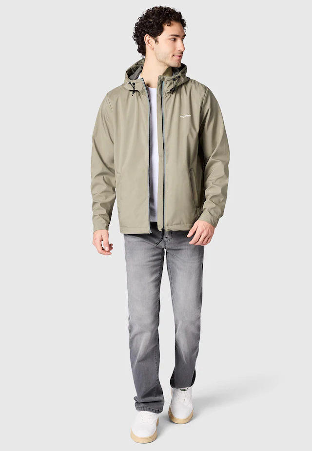 Ragwear Softshelljacke »Shellwie Bonded« mit Kapuze wasserdichte Herren Übergangsjacke mit Kapuze