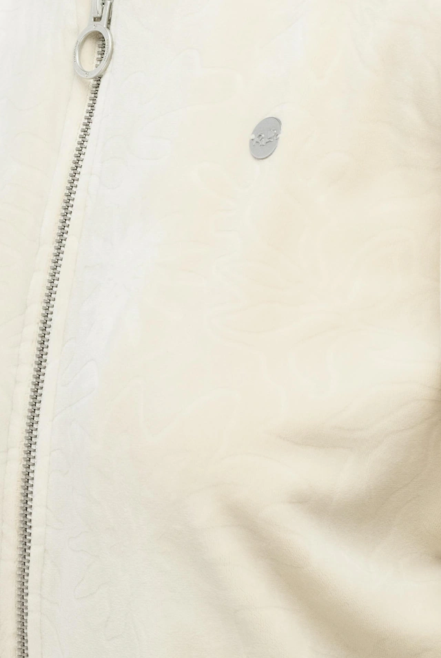 Ragwear Sweatjacke »Doron Embossed« Kuschelige Alltagsjacke in Samt-Optik