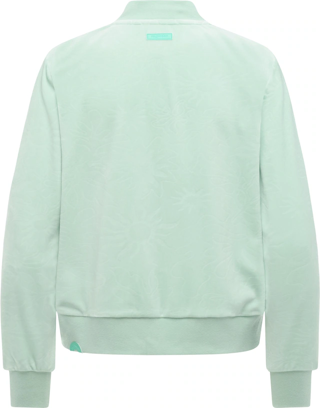 Ragwear Sweatjacke »Doron Embossed« Kuschelige Alltagsjacke in Samt-Optik