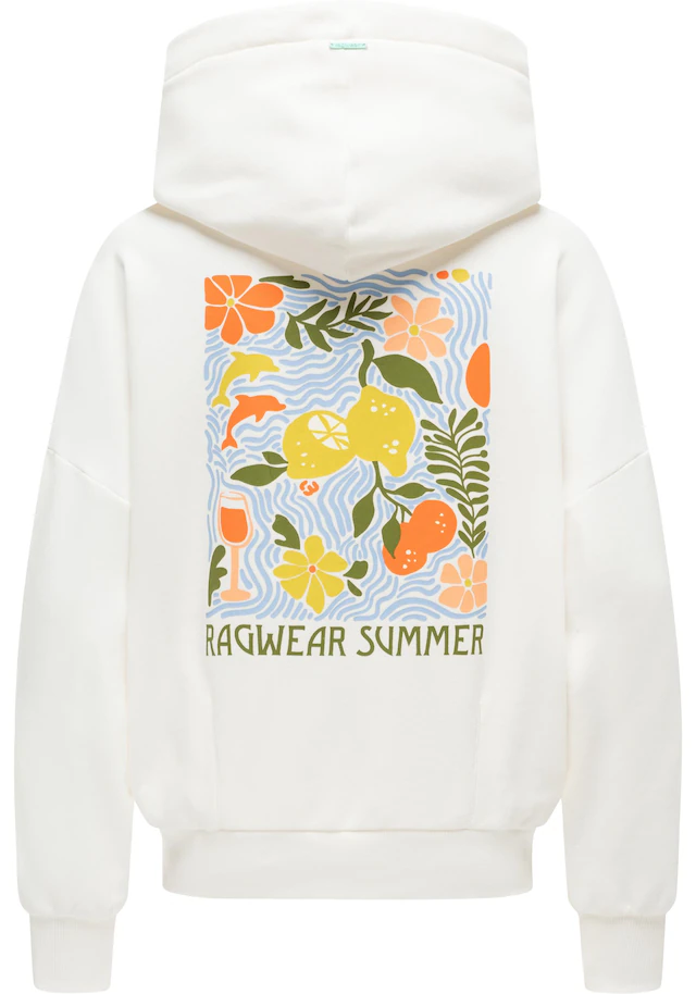 Ragwear Kapuzenpullover »Pirita PP« oversized Damen Hoodie mit Print-Akzenten