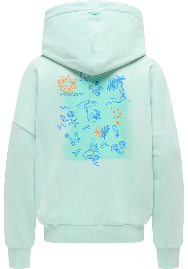 Ragwear Kapuzenpullover »Pirita PP« oversized Damen Hoodie mit Print-Akzenten