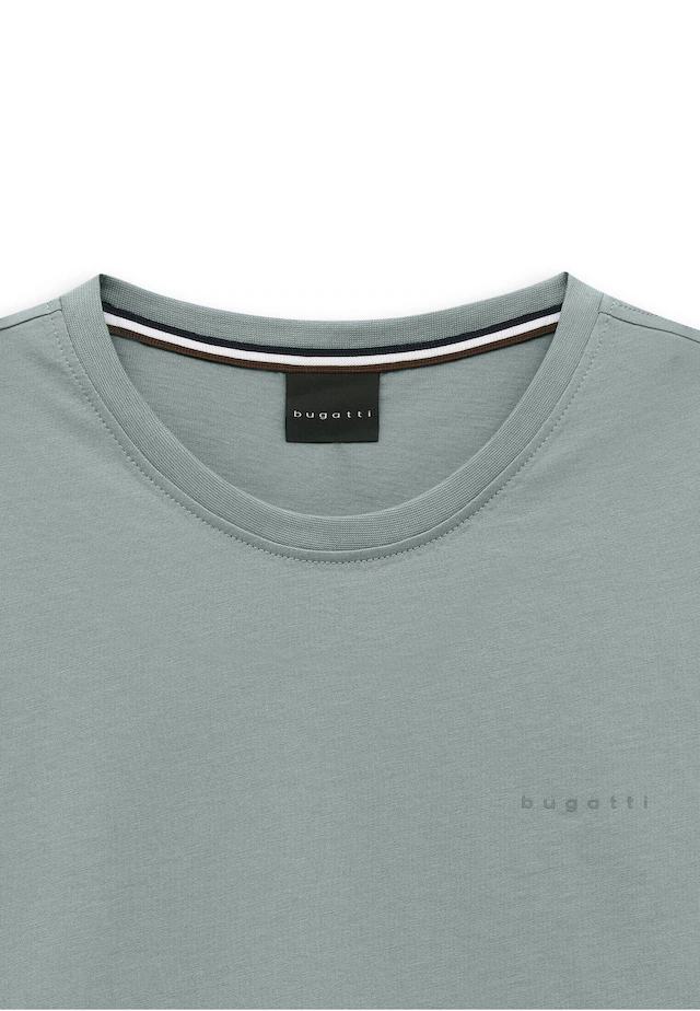 bugatti T-Shirt »Basic« aus Baumwolle Modern Fit Rundhals