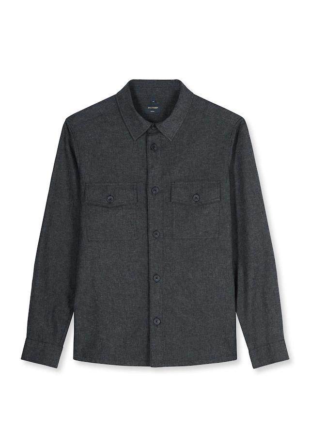 OLYMP Langarmhemd »OLYMP Casual, Overshirt, Kent«