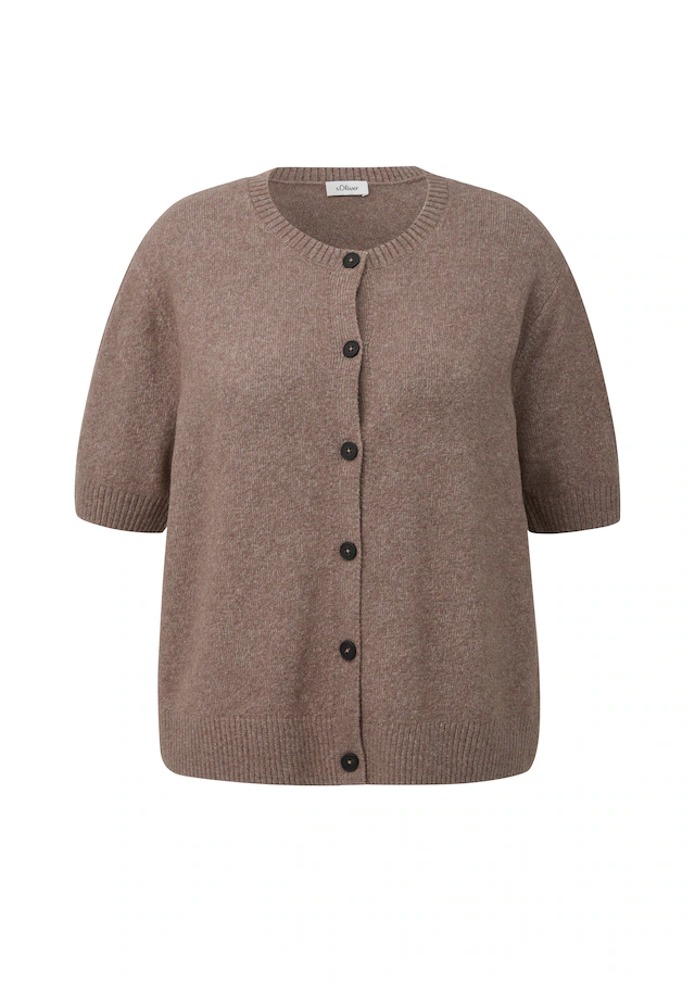 s.Oliver CURVE Strickjacke Halbarm Cardigan / Strick / Große Größen