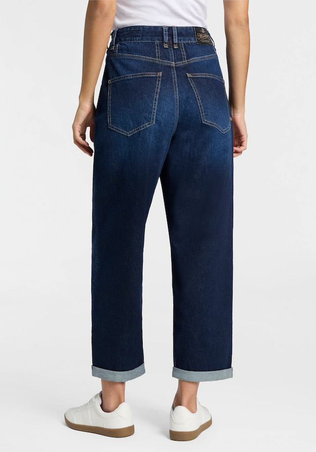 Herrlicher 5-Pocket-Jeans »Brooke Denim Stretch« im Loose Fit, Cropped-Länge