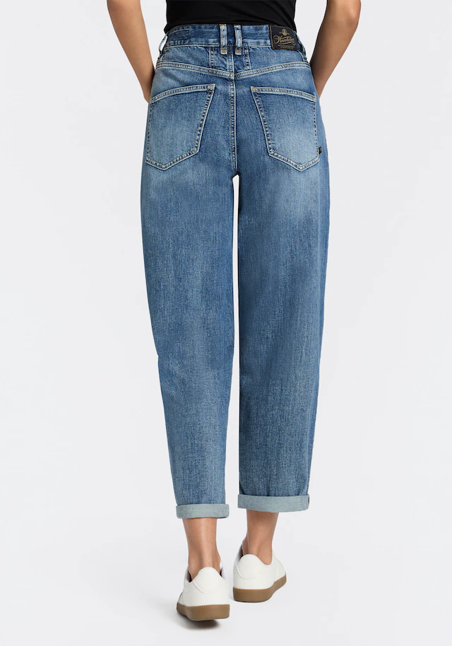 Herrlicher 5-Pocket-Jeans »Brooke Denim Stretch« im Loose Fit, Cropped-Länge