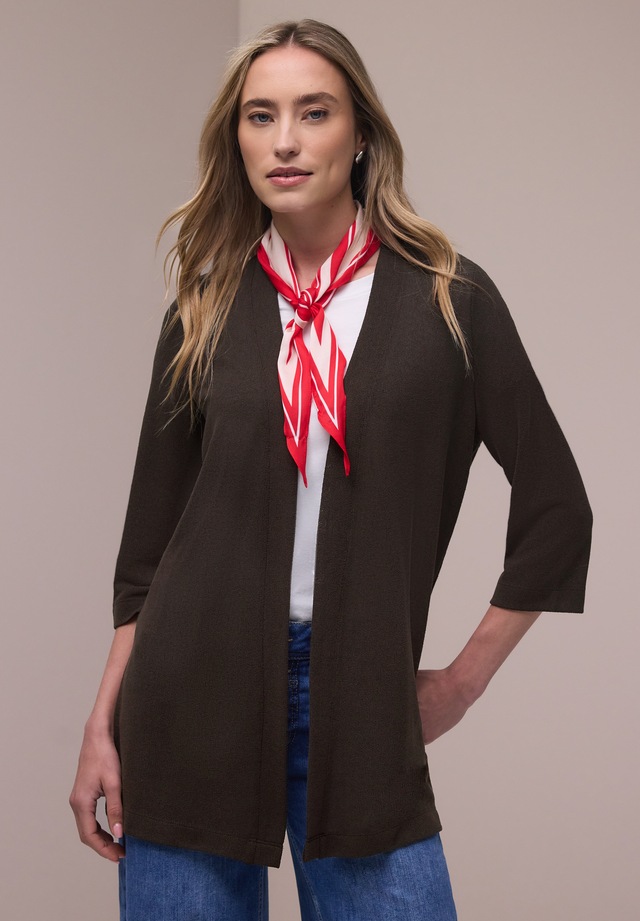 STREET ONE Cardigan mit Materialmix