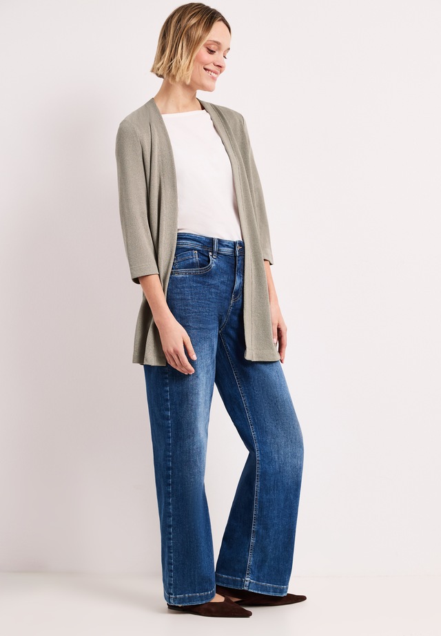 STREET ONE Cardigan mit Materialmix