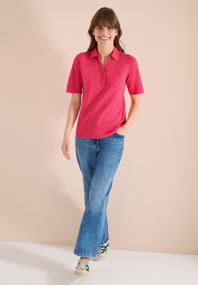 Cecil Poloshirt aus reiner Baumwolle