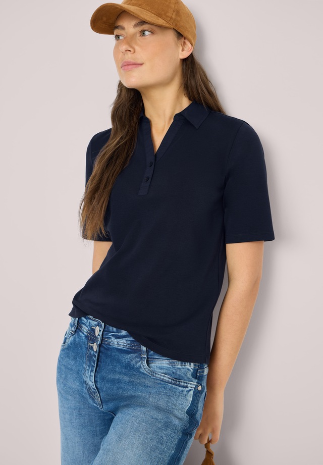Cecil Poloshirt aus reiner Baumwolle