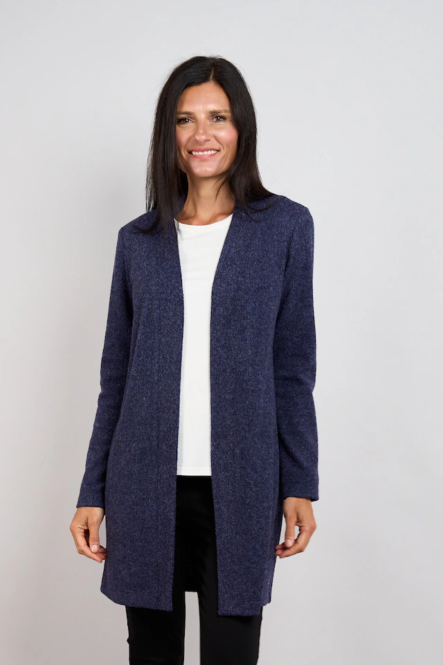 Seidel Moden Longstrickjacke ohne Verschluss / MADE IN GERMANY