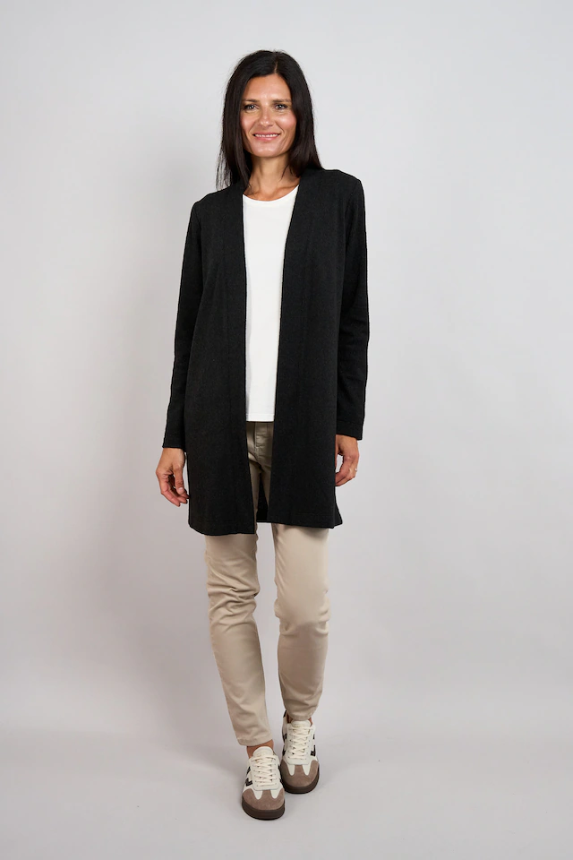 Seidel Moden Longstrickjacke ohne Verschluss / MADE IN GERMANY