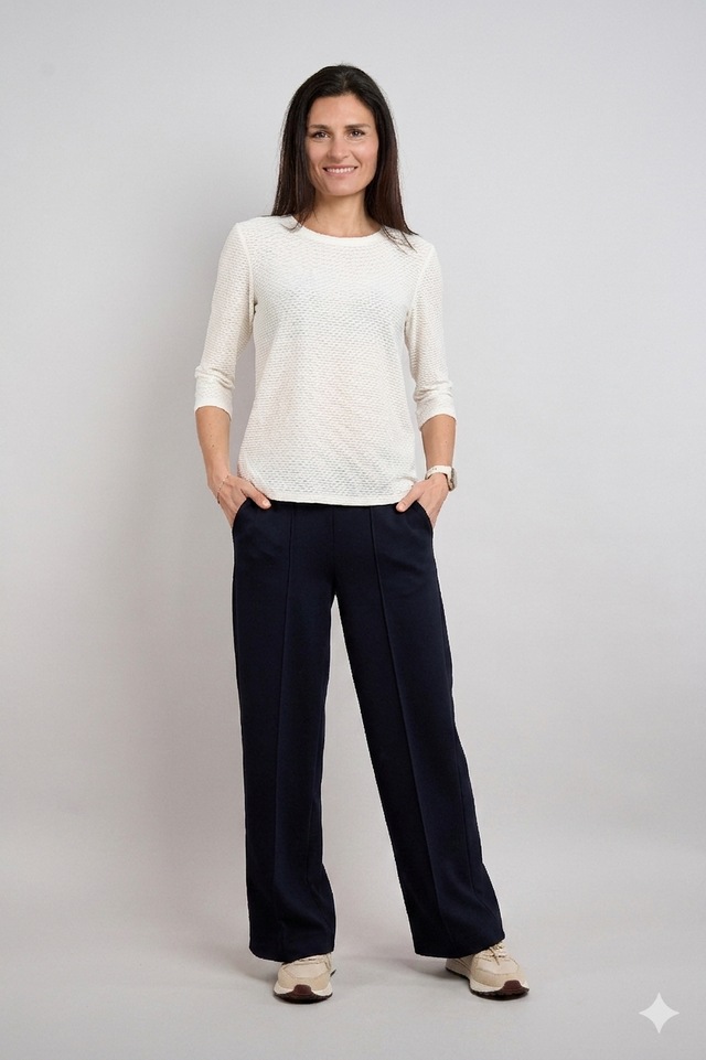 Seidel Moden Stoffhose mit elatstischem Bund - MADE IN GERMANY