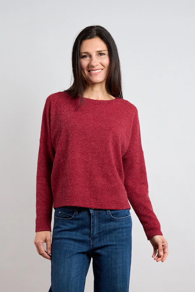 Seidel Moden Strickpullover mit Rundhals und Stretch - MADE IN GERMANY