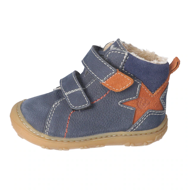 PEPINO by RICOSTA Lauflernschuh »GENO, WMS: mittel« Babyschuh mit Kontrastnähten, Größenschablone zum Download