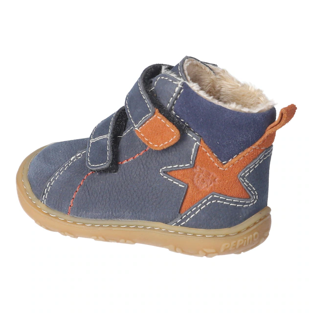PEPINO by RICOSTA Lauflernschuh »GENO, WMS: mittel« Babyschuh mit Kontrastnähten, Größenschablone zum Download
