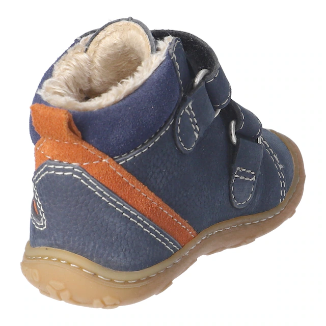 PEPINO by RICOSTA Lauflernschuh »GENO, WMS: mittel« Babyschuh mit Kontrastnähten, Größenschablone zum Download
