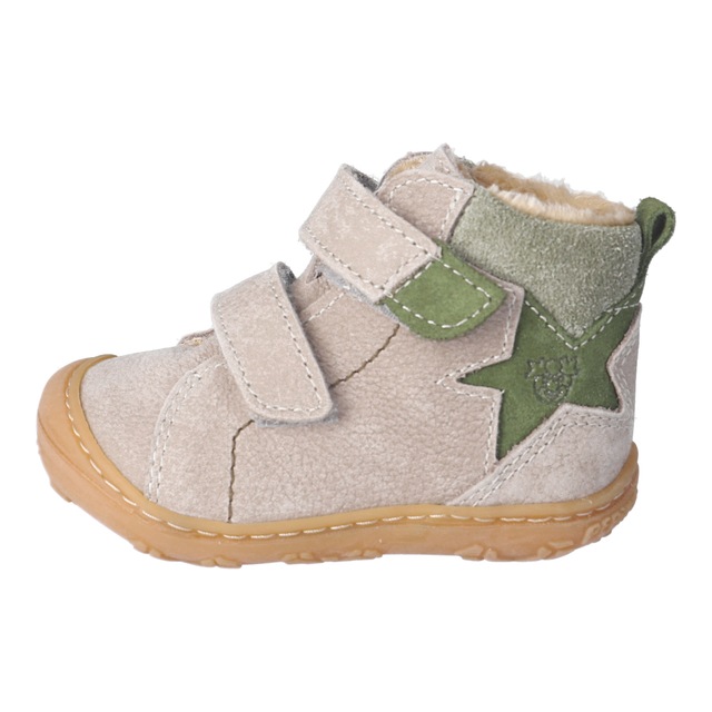 PEPINO by RICOSTA Lauflernschuh »GENO, WMS: mittel« Babyschuh mit Kontrastnähten, Größenschablone zum Download