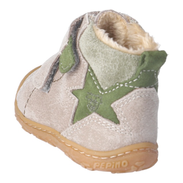 PEPINO by RICOSTA Lauflernschuh »GENO, WMS: mittel« Babyschuh mit Kontrastnähten, Größenschablone zum Download