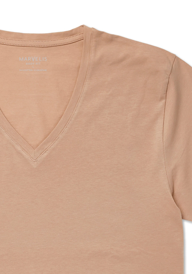 MARVELIS V-Shirt 2 body fit, Doppelpack