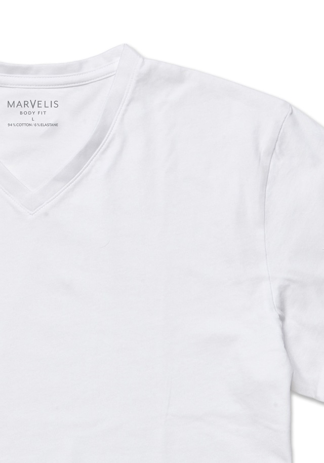 MARVELIS V-Shirt 2 body fit, Doppelpack