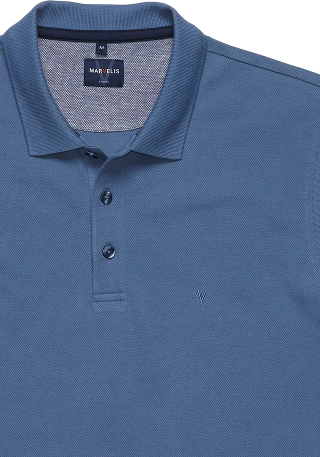 MARVELIS Poloshirt Pique, normale Passform