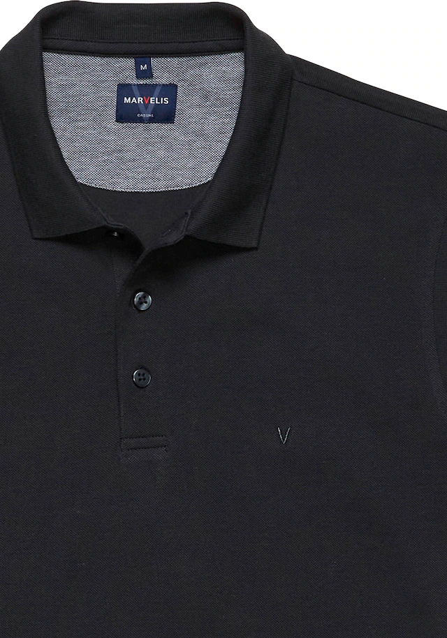 MARVELIS Poloshirt Pique, normale Passform