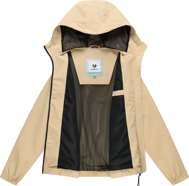 Ragwear Funktionsjacke »Bordos« mit Kapuze Wasserdichte und atmungsaktive Übergangsjacke
