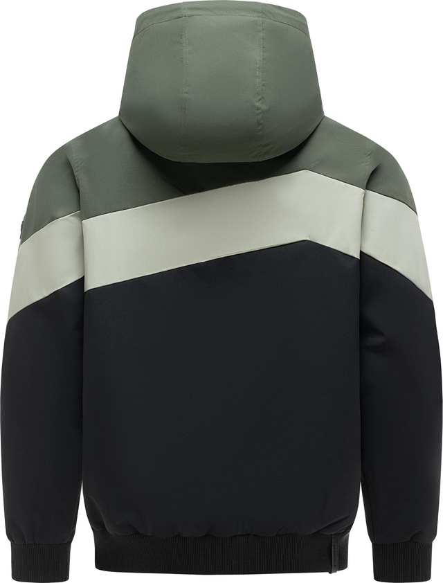 Ragwear Outdoorjacke »Stewie Block YOUMODO« mit Kapuze stylische Herren Übergangsjacke mit großer Kapuze